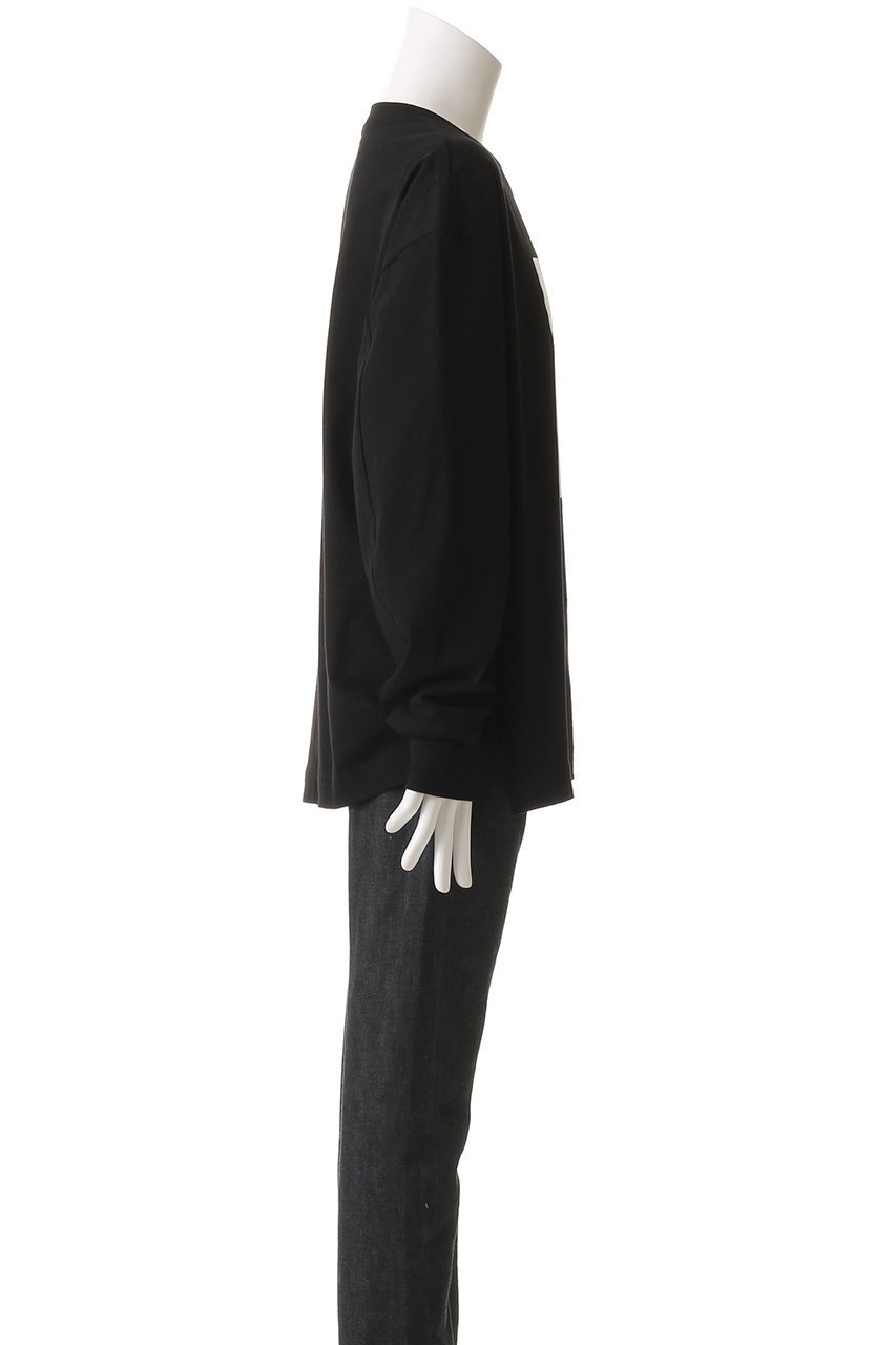 【クルニ/CULLNI】の【UNISEX】コットンジャージー ボックスロゴプリント ロングスリーブプルオーバー 人気、トレンドファッション・服の通販 founy(ファニー) 　ファッション　Fashion　レディースファッション　Fashion for Women　トップス・カットソー　Cut & Sew Tops　シャツ・ブラウス・オフィスカジュアル　Elegant Blouses & Button-Ups　ロングTシャツ・Tシャツ　Longline T-Shirts & Tees　カジュアルプルオーバー・ニットトップス　Pullovers & Knit Tops / Casual Pullovers　カットソー・ベーシックTシャツ　Cut-and-Sewn Tops / Stretch Tees & Basics　ユニセックス　Unisex, Genderless　シンプル　Simple, Minimal　スラックス　Slacks, Dress Pants　スリーブ　Sleeve, Long Sleeve / Short Sleeve　デニム　Denim, Jeans Material　フロント　Front, Front Design　プリント　Print, Printed Pattern　ロング　Long, Long-Length　エレガント 上品　Elegant　other-3|ID: prp329100004389023 ipo3291000000032872329