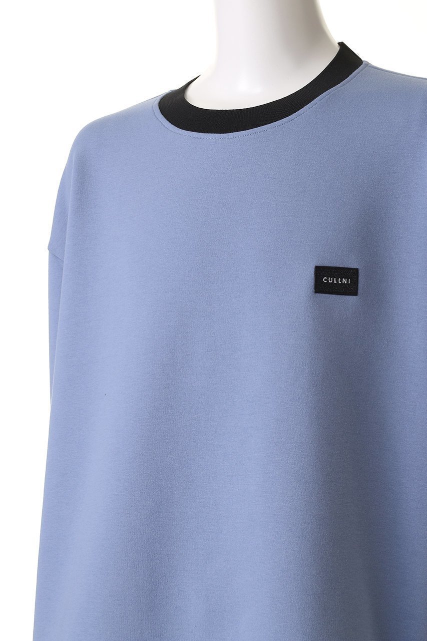 【クルニ/CULLNI】の【UNISEX】コットン ダブルニット エンブロイダリー パッチ ドローストリング ロングスリーブ プルオーバー 人気、トレンドファッション・服の通販 founy(ファニー) 　ファッション　Fashion　レディースファッション　Fashion for Women　トップス・カットソー　Cut & Sew Tops　ニット　Knit Tops & Sweaters　シャツ・ブラウス・オフィスカジュアル　Elegant Blouses & Button-Ups　ロングTシャツ・Tシャツ　Longline T-Shirts & Tees　カジュアルプルオーバー・ニットトップス　Pullovers & Knit Tops / Casual Pullovers　カットソー・ベーシックTシャツ　Cut-and-Sewn Tops / Stretch Tees & Basics　ユニセックス　Unisex, Genderless　エンブロイダリー　Embroidery Design　シンプル　Simple, Minimal　スリーブ　Sleeve, Long Sleeve / Short Sleeve　ダブル　Double, Double-Breasted　ドローストリング　Drawstring, Pull Cord　パッチ　Patch, Appliqué　ロング　Long, Long-Length　エレガント 上品　Elegant　other-5|ID: prp329100004389024 ipo3291000000032872379