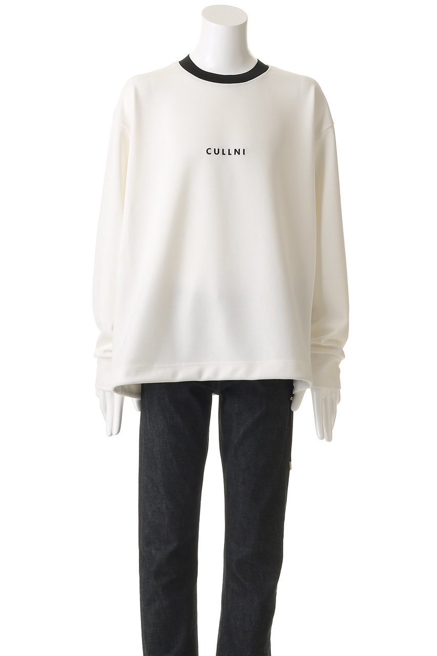 【クルニ/CULLNI】の【UNISEX】CULLNI ロゴ エンブロイダリー ドローストリング ポンチローマ プルオーバー 人気、トレンドファッション・服の通販 founy(ファニー) 　ファッション　Fashion　レディースファッション　WOMEN　トップス・カットソー　Tops/Tshirt　シャツ/ブラウス　Shirts/Blouses　ロング / Tシャツ　T-Shirts　プルオーバー　Pullover　カットソー　Cut and Sewn　ユニセックス　Unisex　エンブロイダリー　Embroidery　ストレッチ　Stretch　スリーブ　Sleeve　ドローコード　Draw Cord　ドローストリング　Drawstring　フロント　Front　リラックス　Relax　ロング　Long　エレガント 上品　Elegant　other-2|ID: prp329100004389025 ipo3291000000031271605