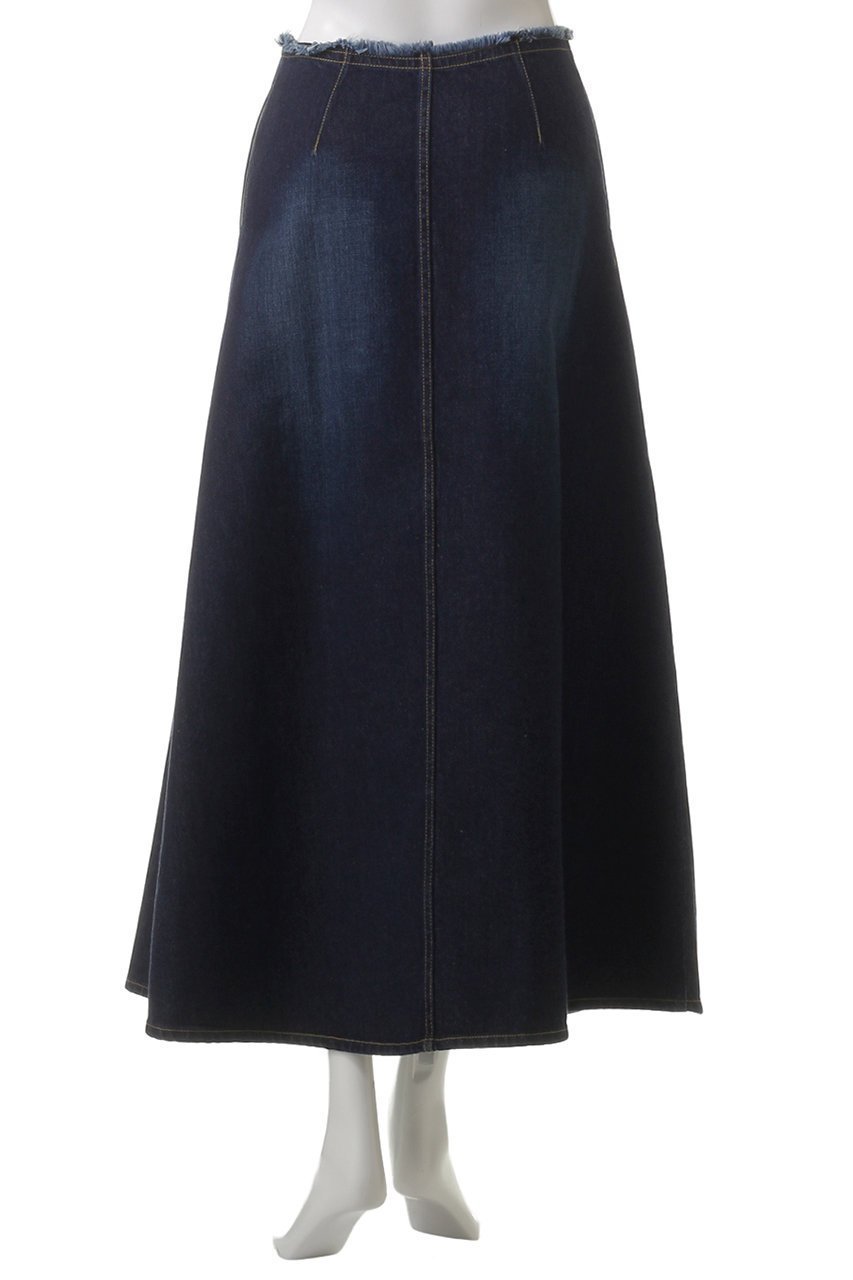 【ガリャルダガランテ/GALLARDAGALANTE】の【HERITANOVUM】デニムタックスカート 人気、トレンドファッション・服の通販 founy(ファニー) 　ファッション　Fashion　レディースファッション　Fashion for Women　スカート　Skirts　ロングスカート　Long Skirts / Maxi & Midi Skirts　デニム　Denim, Jeans Material　フレア　Flare, Flared　ロング　Long, Long-Length　other-4|ID: prp329100004389028 ipo3291000000032825071