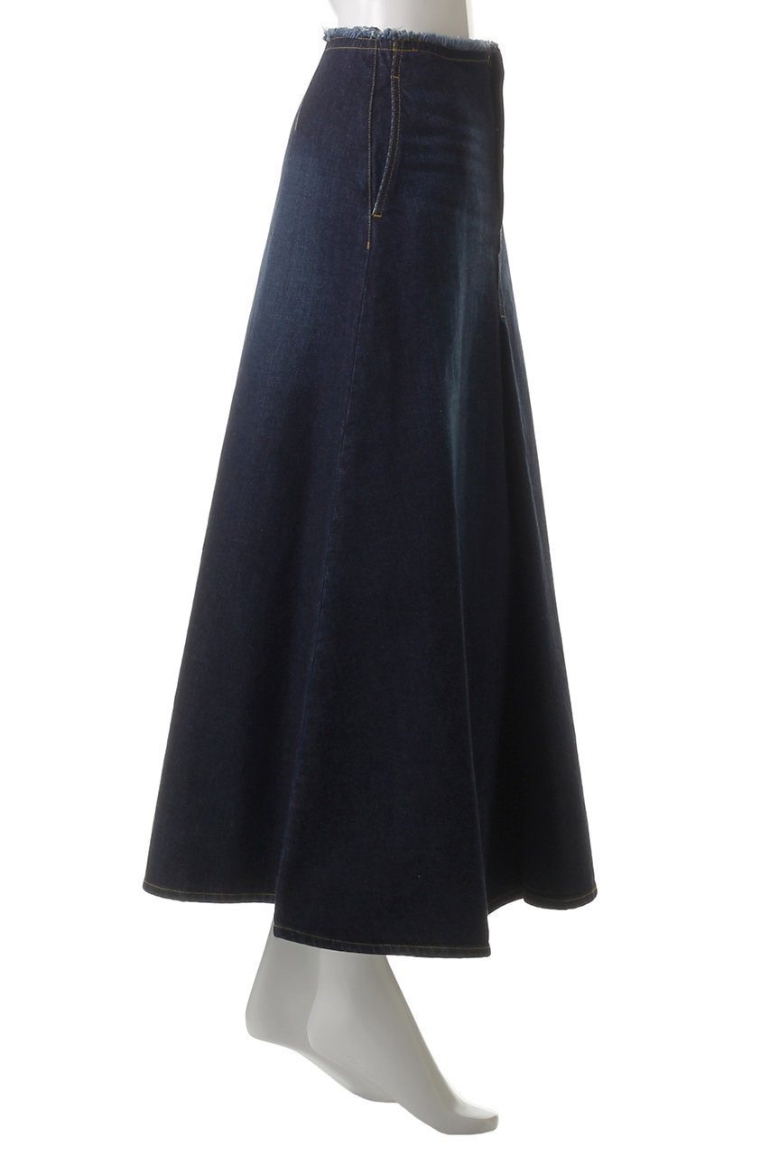 【ガリャルダガランテ/GALLARDAGALANTE】の【HERITANOVUM】デニムタックスカート 人気、トレンドファッション・服の通販 founy(ファニー) 　ファッション　Fashion　レディースファッション　Fashion for Women　スカート　Skirts　ロングスカート　Long Skirts / Maxi & Midi Skirts　デニム　Denim, Jeans Material　フレア　Flare, Flared　ロング　Long, Long-Length　other-3|ID: prp329100004389028 ipo3291000000035813446