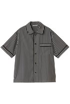 【クチュールドアダム/COUTURE D'ADAM】のChemise de nuit Saint-Germain ストライプシャツ 人気、トレンドファッション・服の通販 founy(ファニー) ファッション Fashion レディースファッション Fashion for Women トップス・カットソー Cut & Sew Tops シャツ・ブラウス・オフィスカジュアル Elegant Blouses & Button-Ups ショート Short, Short Length ストライプ Stripe, Striped Pattern スリーブ Sleeve, Long Sleeve / Short Sleeve デニム Denim, Jeans Material thumbnail ブラック×エクリュ|ID: prp329100004390257 ipo3291000000032809718
