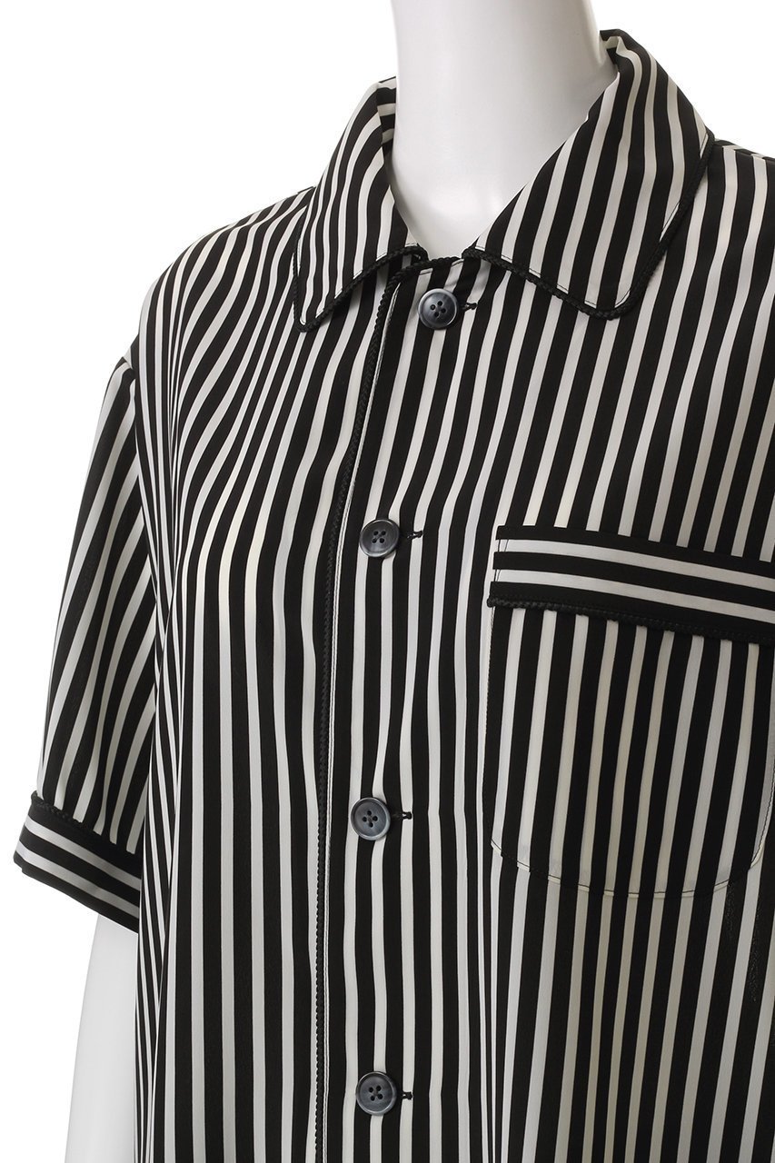 【クチュールドアダム/COUTURE D'ADAM】のChemise de nuit Saint-Germain ストライプシャツ 人気、トレンドファッション・服の通販 founy(ファニー) 　ファッション　Fashion　レディースファッション　Fashion for Women　トップス・カットソー　Cut & Sew Tops　シャツ・ブラウス・オフィスカジュアル　Elegant Blouses & Button-Ups　ショート　Short, Short Length　ストライプ　Stripe, Striped Pattern　スリーブ　Sleeve, Long Sleeve / Short Sleeve　デニム　Denim, Jeans Material　other-5|ID: prp329100004390257 ipo3291000000032809722