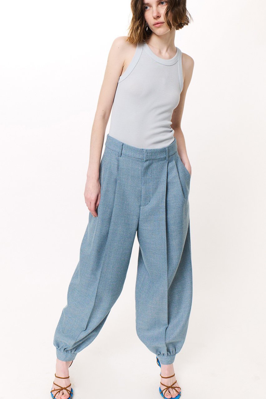 【スタニングルアー/STUNNING LURE】のrメランジリネンボリュームパンツ 人気、トレンドファッション・服の通販 founy(ファニー) 　ファッション　Fashion　レディースファッション　Ladies' Fashion Online　パンツ　Pants　なめらか　Smooth　セットアップ　Set Up　トレンド　Trend　バルーン　Balloon　ビスチェ　Bustier　ブルゾン　Blouson　リネン　Linen　other-7|ID: prp329100004390260 ipo3291000000031328292