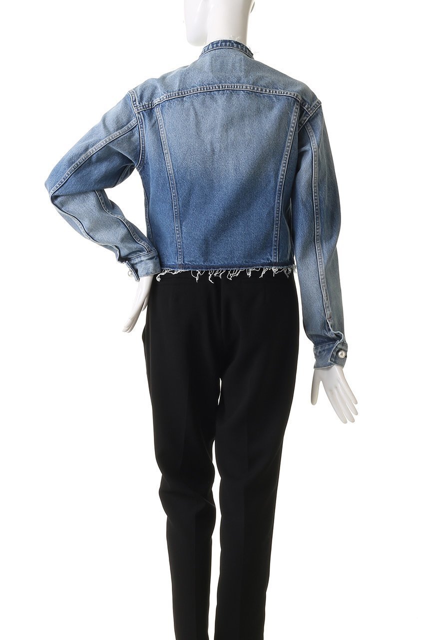 【チノ/CINOH】のデニムパールボタンジャケット 人気、トレンドファッション・服の通販 founy(ファニー) 　ファッション　Fashion　レディースファッション　WOMEN　アウター　Coat Outerwear　ジャケット　Jackets　コンパクト　Compact　ジャケット　Jacket　デニム　Denim　トレンド　Trend　パール　Pearl　ボトム　Bottom　定番　Standard　羽織　Haori　other-4|ID: prp329100004390263 ipo3291000000031270799