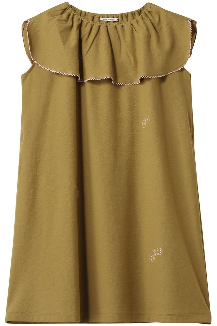 【ミナ ペルホネン/mina perhonen / KIDS】の【KIDS】choucho ワンピース ネイビー 130/8Y インテリア・キッズ・メンズ・レディースファッション・服の通販 founy(ファニー) https://founy.com/ ファッション Fashion キッズファッション Fashion for Kids ワンピース Dresses フリル Frill, Ruffle |ID: prp329100004390264 ipo3291000000036236956