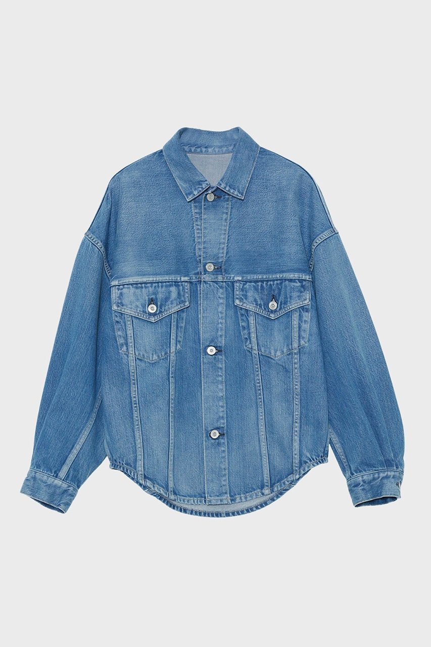 【スタニングルアー/STUNNING LURE】の【KURO iro】ウォッシュドデニムジャケット インテリア・キッズ・メンズ・レディースファッション・服の通販 founy(ファニー) 　ファッション　Fashion　レディースファッション　Fashion for Women　アウター　Coat / Outerwear Collection　レディースジャケット・軽アウター　Jackets　デニムジャケット / カジュアルアウター　Denim Jackets　ウォッシュ　Washed Finish　ジャケット　Jacket, Outerwear　デニム　Denim, Jeans Material　モダン　Modern, Contemporary　リラックス　Relax, Relaxed Fit　エレガント 上品　Elegant　ライトブルー|ID: prp329100004390266 ipo3291000000035559434