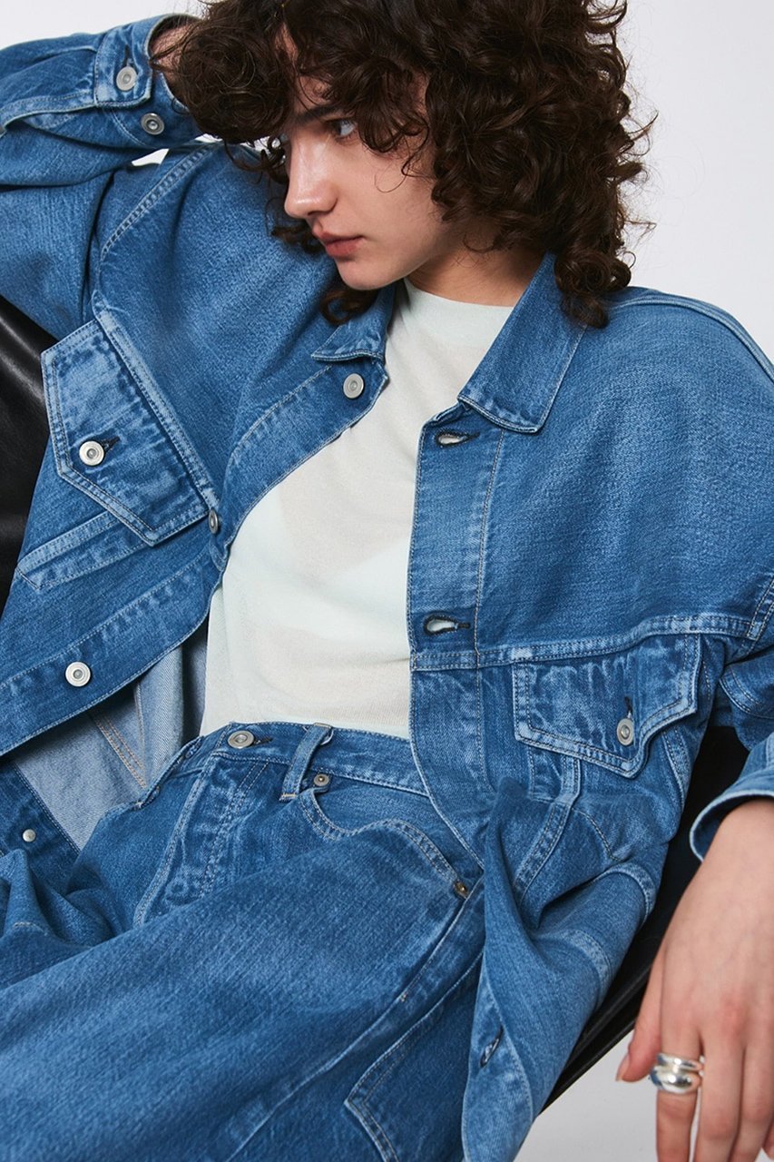 【スタニングルアー/STUNNING LURE】の【KURO iro】ウォッシュドデニムジャケット 人気、トレンドファッション・服の通販 founy(ファニー) 　ファッション　Fashion　レディースファッション　Fashion for Women　アウター　Coat / Outerwear Collection　レディースジャケット・軽アウター　Jackets　デニムジャケット / カジュアルアウター　Denim Jackets　ウォッシュ　Washed Finish　ジャケット　Jacket, Outerwear　デニム　Denim, Jeans Material　モダン　Modern, Contemporary　リラックス　Relax, Relaxed Fit　エレガント 上品　Elegant　other-6|ID: prp329100004390266 ipo3291000000035559442