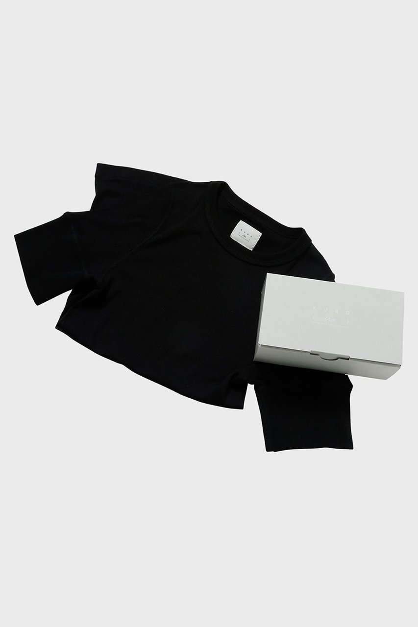 【スタニングルアー/STUNNING LURE】の【KURO iro】シルクTシャツ 人気、トレンドファッション・服の通販 founy(ファニー) 　ファッション　Fashion　レディースファッション　WOMEN　トップス・カットソー　Tops/Tshirt　シャツ/ブラウス　Shirts/Blouses　ロング / Tシャツ　T-Shirts　カットソー　Cut and Sewn　ショート　Short　シルク　Silk　スリーブ　Sleeve　チューブ　Tube　other-4|ID: prp329100004390267 ipo3291000000031270806