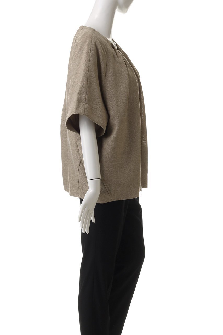 【スタニングルアー/STUNNING LURE】のrメランジリネンブルゾン 人気、トレンドファッション・服の通販 founy(ファニー) ファッション Fashion レディースファッション Fashion for Women アウター Coat / Outerwear Collection レディースジャケット・軽アウター Jackets ブルゾンジャケット・スポーティアウター Blouson Jackets おすすめ Recommended / Our Picks なめらか Smooth, Silky Texture ギャザー Gathered, Ruffled ジップ Zip, Zipper ジャケット Jacket, Outerwear スリーブ Sleeve, Long Sleeve / Short Sleeve ハーフ Half, Half-Length ビスチェ Bustier, Corset Top ブルゾン Blouson, Bomber Jacket リネン Linen, Linen Fabric ロング Long, Long-Length 夏 Summer other-3|ID: prp329100004390272 ipo3291000000035781641