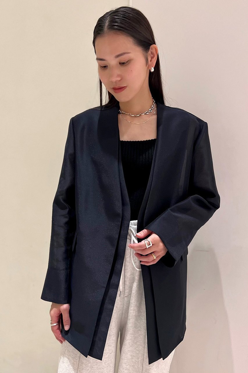 【スタニングルアー/STUNNING LURE】のrカラーレスシアージャケット 人気、トレンドファッション・服の通販 founy(ファニー) 　ファッション　Fashion　レディースファッション　Fashion for Women　アウター　Coat / Outerwear Collection　レディースジャケット・軽アウター　Jackets　オーガンジー　Organza Fabric　ジャケット　Jacket, Outerwear　フォルム　Silhouette, Form　エレガント 上品　Elegant　other-7|ID: prp329100004390273 ipo3291000000032961080