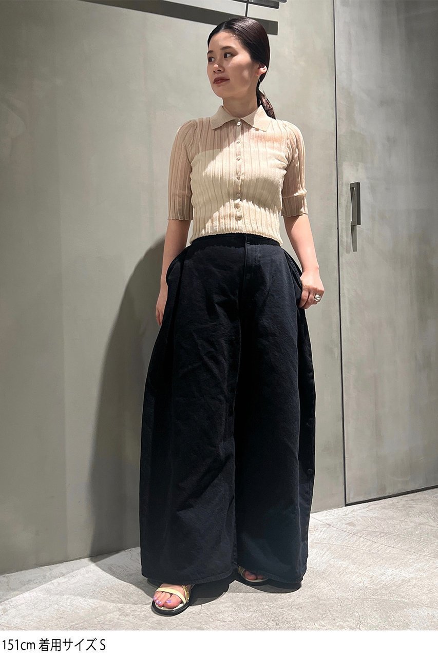 【スタニングルアー/STUNNING LURE】のrワイドリブポロニット 人気、トレンドファッション・服の通販 founy(ファニー) 　ファッション　Fashion　レディースファッション　Fashion for Women　トップス・カットソー　Cut & Sew Tops　ニット　Knit Tops & Sweaters　カジュアルプルオーバー・ニットトップス　Pullovers & Knit Tops / Casual Pullovers　バランス　Balance, Style Balance　other-6|ID: prp329100004390275 ipo3291000000032846228