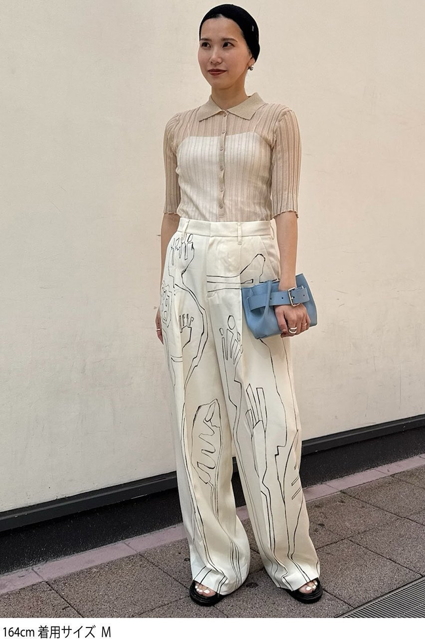 【スタニングルアー/STUNNING LURE】のrワイドリブポロニット 人気、トレンドファッション・服の通販 founy(ファニー) 　ファッション　Fashion　レディースファッション　Fashion for Women　トップス・カットソー　Cut & Sew Tops　ニット　Knit Tops & Sweaters　カジュアルプルオーバー・ニットトップス　Pullovers & Knit Tops / Casual Pullovers　バランス　Balance, Style Balance　other-7|ID: prp329100004390275 ipo3291000000032846234