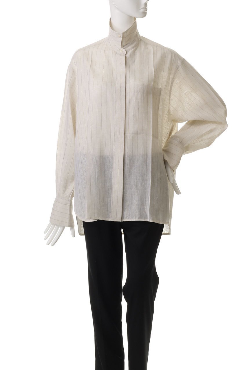 【スタニングルアー/STUNNING LURE】のrストライプシャツ 人気、トレンドファッション・服の通販 founy(ファニー) 　ファッション　Fashion　レディースファッション　Fashion for Women　トップス・カットソー　Cut & Sew Tops　シャツ・ブラウス・オフィスカジュアル　Elegant Blouses & Button-Ups　エアリー　Airy Texture　ストライプ　Stripe, Striped Pattern　スリーブ　Sleeve, Long Sleeve / Short Sleeve　セットアップ　Set-Up, Coordinated Outfit　センター　Center, Center Line　ポケット　Pocket, Pocket Detail　リネン　Linen, Linen Fabric　リラックス　Relax, Relaxed Fit　ロング　Long, Long-Length　エレガント 上品　Elegant　other-6|ID: prp329100004390277 ipo3291000000032858977