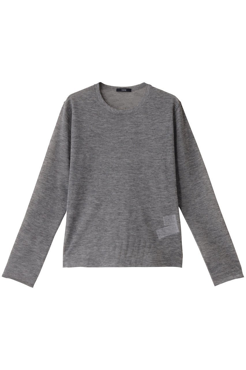 【イレーヴ/YLEVE】のPOLYESTER RAMMY シアーニットプルオーバー 人気、トレンドファッション・服の通販 founy(ファニー) 　ファッション　Fashion　レディースファッション　Fashion for Women　トップス・カットソー　Cut & Sew Tops　ニット　Knit Tops & Sweaters　カジュアルプルオーバー・ニットトップス　Pullovers & Knit Tops / Casual Pullovers　キャミソール　Camisole, Spaghetti Strap Top　サロペット　Overalls, Salopette　シアー　Sheer, See-Through　スリーブ　Sleeve, Long Sleeve / Short Sleeve　タンク　Tank Top, Sleeveless Top　ベーシック　Basic, Essential　ロング　Long, Long-Length　夏　Summer　春　Spring　S/S・春夏　SS, Spring/Summer, Warm Season　 other-1|ID: prp329100004390279 ipo3291000000032948458