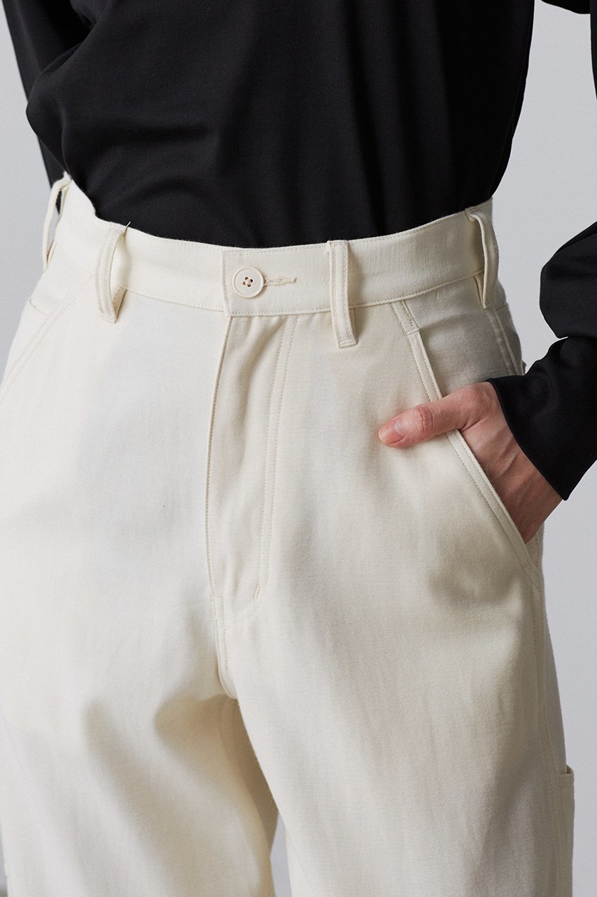 【イレーヴ/YLEVE】のVISCOSE COTTON ペインター パンツ 人気、トレンドファッション・服の通販 founy(ファニー) 　ファッション　Fashion　レディースファッション　Fashion for Women　パンツ　Pants & Trousers　カットソー　Cut and Sewn Top　マニッシュ　Mannish, Boyish　ワイド　Wide, Wide Fit　ワーク　Workwear, Utility Style　other-7|ID: prp329100004390281 ipo3291000000032917013