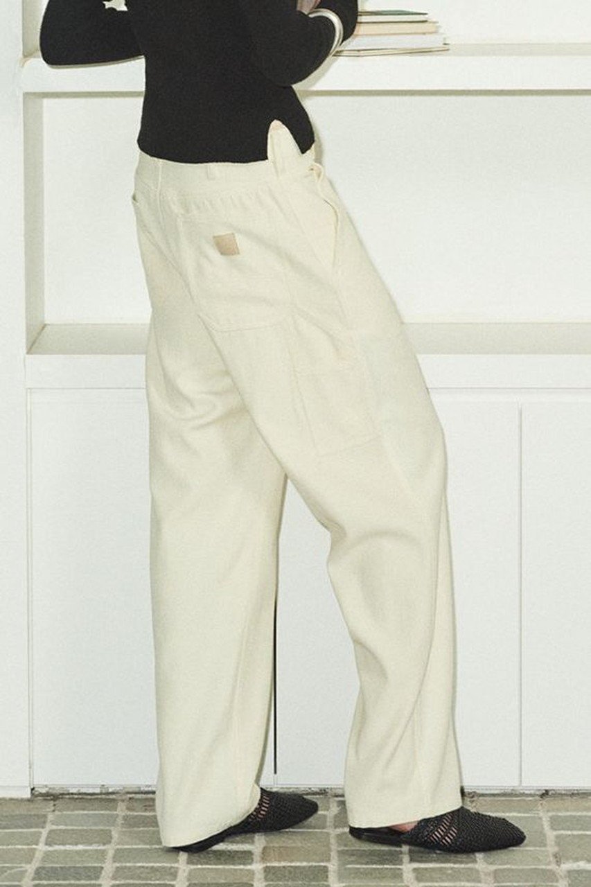 【イレーヴ/YLEVE】のVISCOSE COTTON ペインター パンツ 人気、トレンドファッション・服の通販 founy(ファニー) 　ファッション　Fashion　レディースファッション　Fashion for Women　パンツ　Pants & Trousers　カットソー　Cut and Sewn Top　マニッシュ　Mannish, Boyish　ワイド　Wide, Wide Fit　ワーク　Workwear, Utility Style　other-7|ID: prp329100004390281 ipo3291000000033216918