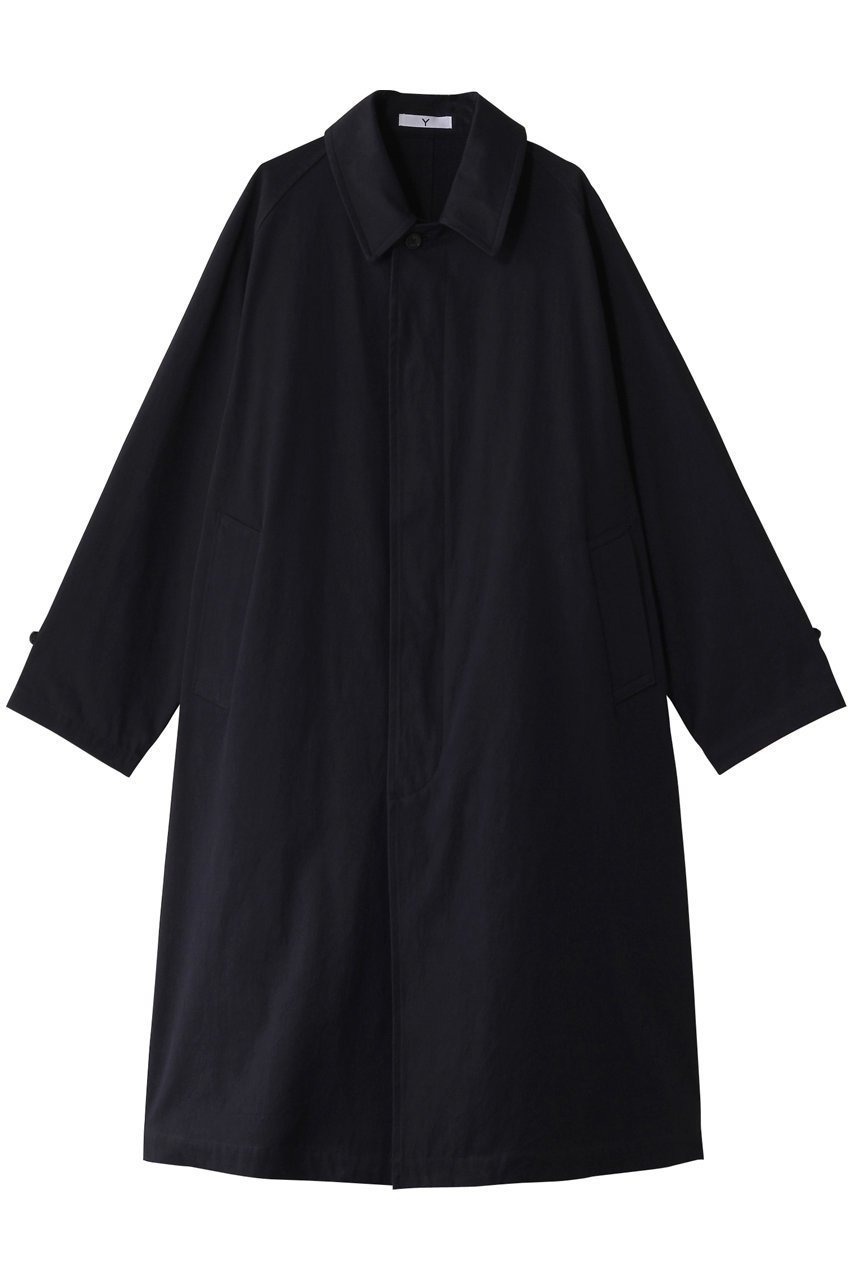 【イレーヴ/YLEVE】の【UNISEX】【Y】ORGANIC COTTON ツイルコート インテリア・キッズ・メンズ・レディースファッション・服の通販 founy(ファニー) 　ファッション　Fashion　レディースファッション　Fashion for Women　アウター　Coat / Outerwear Collection　コート・ロングコート・ピーコート　Long Coats, Peacoats & More　ユニセックス　Unisex, Genderless　ツイル　Twist, Twisted Detail　ロング　Long, Long-Length　定番　Standard, Basic Item　ネイビー|ID: prp329100004390284 ipo3291000000035824575