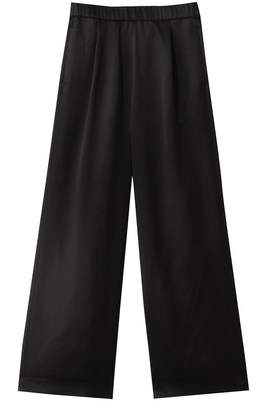 【マリリンムーン/MARILYN MOON】の【SOI-MeME】サテンリュクスパンツ インテリア・キッズ・メンズ・レディースファッション・服の通販 founy(ファニー) 　ファッション　Fashion　レディースファッション　Fashion for Women　パンツ　Pants & Trousers　おすすめ　Recommended / Our Picks　オケージョン　Occasion Wear　サテン　Satin, Glossy Fabric　バルーン　Balloon, Balloon Silhouette　リゾート　Resort, Vacation Style　リュクス　Luxury, Elegant, High-End, Chic　リラックス　Relax, Relaxed Fit　ブラック|ID: prp329100004390292 ipo3291000000035963506