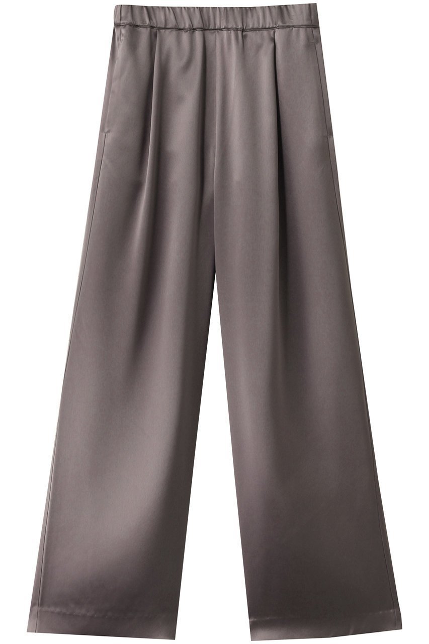 【マリリンムーン/MARILYN MOON】の【SOI-MeME】サテンリュクスパンツ インテリア・キッズ・メンズ・レディースファッション・服の通販 founy(ファニー) 　ファッション　Fashion　レディースファッション　Fashion for Women　パンツ　Pants & Trousers　おすすめ　Recommended / Our Picks　オケージョン　Occasion Wear　サテン　Satin, Glossy Fabric　バルーン　Balloon, Balloon Silhouette　リゾート　Resort, Vacation Style　リュクス　Luxury, Elegant, High-End, Chic　リラックス　Relax, Relaxed Fit　グレー|ID: prp329100004390292 ipo3291000000035963507