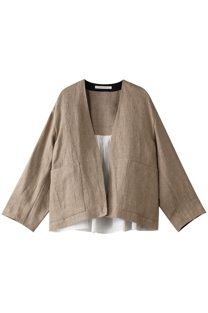 【プレインピープル/PLAIN PEOPLE】のジャケット インテリア・キッズ・メンズ・レディースファッション・服の通販 founy(ファニー) https://founy.com/ ファッション Fashion レディースファッション WOMEN アウター Coat Outerwear ジャケット Jackets シンプル Simple ジャケット Jacket プリーツ Pleats リネン Linen |ID: prp329100004390294 ipo3291000000030695343