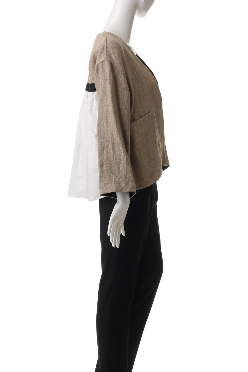 【プレインピープル/PLAIN PEOPLE】のジャケット 人気、トレンドファッション・服の通販 founy(ファニー) 　ファッション　Fashion　レディースファッション　Fashion for Women　アウター　Coat / Outerwear Collection　レディースジャケット・軽アウター　Jackets　シンプル　Simple, Minimal　ジャケット　Jacket, Outerwear　プリーツ　Pleats, Pleated　リネン　Linen, Linen Fabric　other-3|ID: prp329100004390294 ipo3291000000035825460