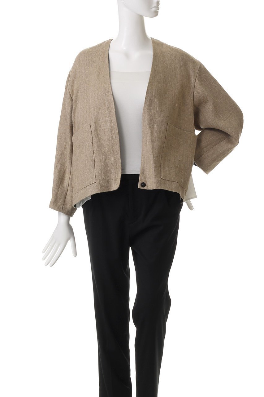 【プレインピープル/PLAIN PEOPLE】のジャケット 人気、トレンドファッション・服の通販 founy(ファニー) 　ファッション　Fashion　レディースファッション　Fashion for Women　アウター　Coat / Outerwear Collection　レディースジャケット・軽アウター　Jackets　シンプル　Simple, Minimal　ジャケット　Jacket, Outerwear　プリーツ　Pleats, Pleated　リネン　Linen, Linen Fabric　other-7|ID: prp329100004390294 ipo3291000000035825464