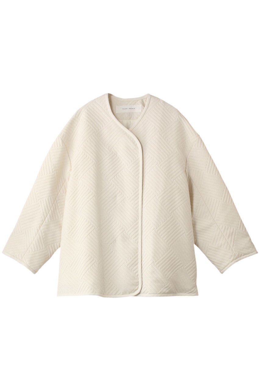 【プレインピープル/PLAIN PEOPLE】のコート インテリア・キッズ・メンズ・レディースファッション・服の通販 founy(ファニー) 　ファッション　Fashion　レディースファッション　Fashion for Women　アウター　Coat / Outerwear Collection　コート・ロングコート・ピーコート　Long Coats, Peacoats & More　ショート　Short, Short Length　オフホワイト|ID: prp329100004390295 ipo3291000000035999245