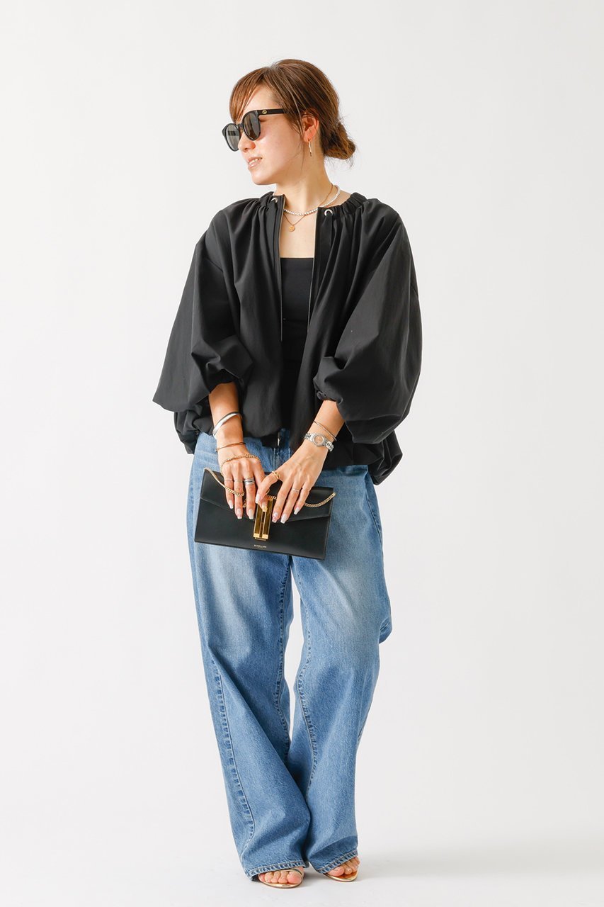 【デザイン ワークス/DESIGN WORKS】のBolume Silouette ブルゾン 人気、トレンドファッション・服の通販 founy(ファニー) 　ファッション　Fashion　レディースファッション　Fashion for Women　アウター　Coat / Outerwear Collection　レディースジャケット・軽アウター　Jackets　ブルゾンジャケット・スポーティアウター　Blouson Jackets　コンパクト　Compact, Small Size　ジャケット　Jacket, Outerwear　ツイル　Twist, Twisted Detail　フェミニン　Feminine, Girly　ブルゾン　Blouson, Bomber Jacket　春　Spring　other-8|ID: prp329100004390312 ipo3291000000032950775