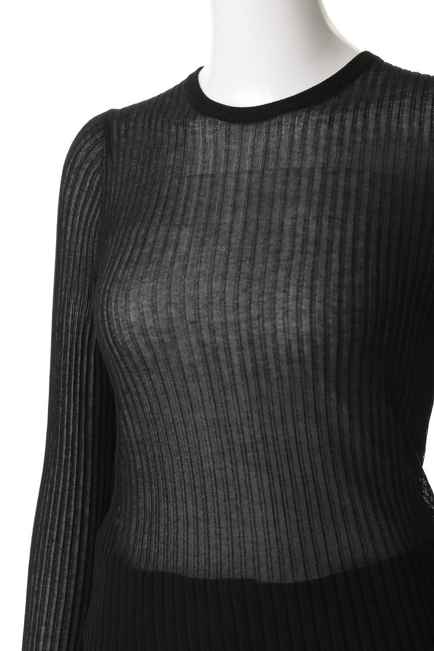 【デザイン ワークス/DESIGN WORKS】のシアークルーネックプルオーバー 人気、トレンドファッション・服の通販 founy(ファニー) 　ファッション　Fashion　レディースファッション　Fashion for Women　トップス・カットソー　Cut & Sew Tops　シャツ・ブラウス・オフィスカジュアル　Elegant Blouses & Button-Ups　ロングTシャツ・Tシャツ　Longline T-Shirts & Tees　カジュアルプルオーバー・ニットトップス　Pullovers & Knit Tops / Casual Pullovers　カットソー・ベーシックTシャツ　Cut-and-Sewn Tops / Stretch Tees & Basics　シアー　Sheer, See-Through　スリーブ　Sleeve, Long Sleeve / Short Sleeve　フィット　Fit, Slim Fit　ベーシック　Basic, Essential　ロング　Long, Long-Length　other-5|ID: prp329100004390313 ipo3291000000032873814