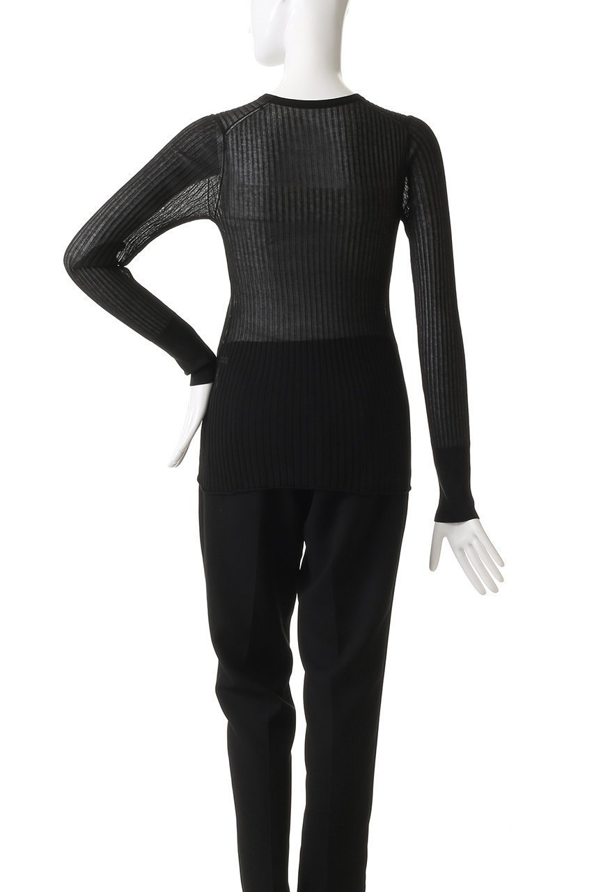 【デザイン ワークス/DESIGN WORKS】のシアークルーネックプルオーバー 人気、トレンドファッション・服の通販 founy(ファニー) 　ファッション　Fashion　レディースファッション　Fashion for Women　トップス・カットソー　Cut & Sew Tops　シャツ・ブラウス・オフィスカジュアル　Elegant Blouses & Button-Ups　ロングTシャツ・Tシャツ　Longline T-Shirts & Tees　カジュアルプルオーバー・ニットトップス　Pullovers & Knit Tops / Casual Pullovers　カットソー・ベーシックTシャツ　Cut-and-Sewn Tops / Stretch Tees & Basics　シアー　Sheer, See-Through　スリーブ　Sleeve, Long Sleeve / Short Sleeve　フィット　Fit, Slim Fit　ベーシック　Basic, Essential　ロング　Long, Long-Length　other-4|ID: prp329100004390313 ipo3291000000035421276