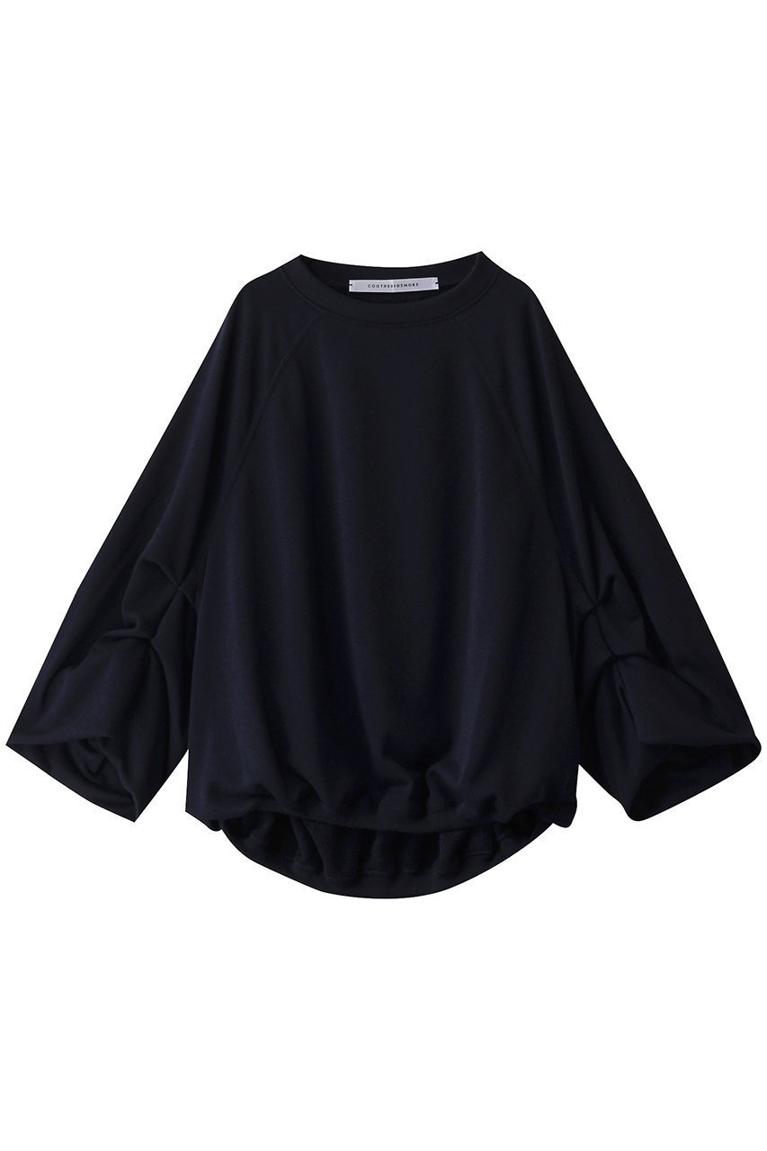 【マルティニーク/martinique】の【COGTHEBIGSMOKE】トップス インテリア・キッズ・メンズ・レディースファッション・服の通販 founy(ファニー) 　ファッション　Fashion　レディースファッション　Fashion for Women　トップス・カットソー　Cut & Sew Tops　シャツ・ブラウス・オフィスカジュアル　Elegant Blouses & Button-Ups　ロングTシャツ・Tシャツ　Longline T-Shirts & Tees　カットソー・ベーシックTシャツ　Cut-and-Sewn Tops / Stretch Tees & Basics　ギャザー　Gathered, Ruffled　ショルダー　Shoulder, Shoulder Strap　シンプル　Simple, Minimal　スラックス　Slacks, Dress Pants　スリーブ　Sleeve, Long Sleeve / Short Sleeve　デニム　Denim, Jeans Material　トレンド　Trend, Trending Now　ドロップ　Drop Shoulder, Dropped Style　フォルム　Silhouette, Form　リラックス　Relax, Relaxed Fit　ロング　Long, Long-Length　再入荷　Restock / Back in Stock　ネイビー|ID: prp329100004390317 ipo3291000000032873897