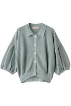 【マリリンムーン/MARILYN MOON】のリップルボーダーシアーニットポロ 人気、トレンドファッション・服の通販 founy(ファニー) ファッション Fashion レディースファッション Fashion for Women トップス・カットソー Cut & Sew Tops ニット Knit Tops & Sweaters カジュアルプルオーバー・ニットトップス Pullovers & Knit Tops / Casual Pullovers コンパクト Compact, Small Size シアー Sheer, See-Through ショルダー Shoulder, Shoulder Strap ドロップ Drop Shoulder, Dropped Style バルーン Balloon, Balloon Silhouette ペーパー Paper, Kraft Paper ポロシャツ Polo Shirt, Collared Tee 吸水 Absorbent, Quick-Dry 夏 Summer 抗菌 Antibacterial, Bacteria-Resistant thumbnail ミント|ID: prp329100004390323 ipo3291000000035690830