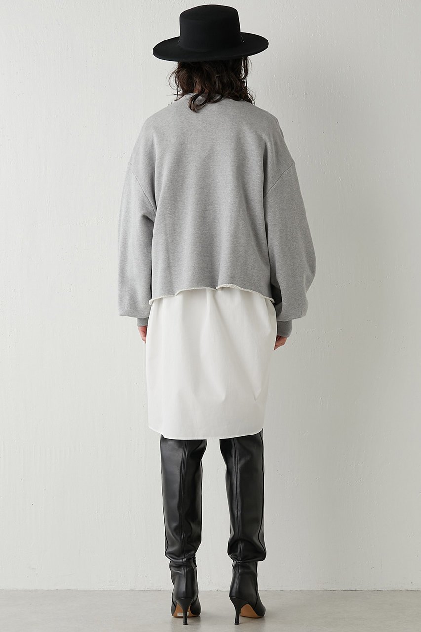 【ウィムガゼット/Whim Gazette】のスウェットVネックプルオーバー2 人気、トレンドファッション・服の通販 founy(ファニー) 　ファッション　Fashion　レディースファッション　Fashion for Women　トップス・カットソー　Cut & Sew Tops　シャツ・ブラウス・オフィスカジュアル　Elegant Blouses & Button-Ups　レディースパーカー・カジュアルフーディー　Casual Hoodies & Sweatshirts　ロングTシャツ・Tシャツ　Longline T-Shirts & Tees　カジュアルプルオーバー・ニットトップス　Pullovers & Knit Tops / Casual Pullovers　スウェット・クルーネックトップス　Sweatshirts & Crewnecks / Relaxed Fit Sweat Tops　カットソー・ベーシックTシャツ　Cut-and-Sewn Tops / Stretch Tees & Basics　Vネックトップス　V-Neck Tops / V-Cut Neckline Shirts　おすすめ　Recommended / Our Picks　キャミソール　Camisole, Spaghetti Strap Top　クロップド　Cropped, Short Length　スウェット / スエット　Sweatshirt, Sweatwear　日本製　Made In Japan　other-4|ID: prp329100004390327 ipo3291000000032848922