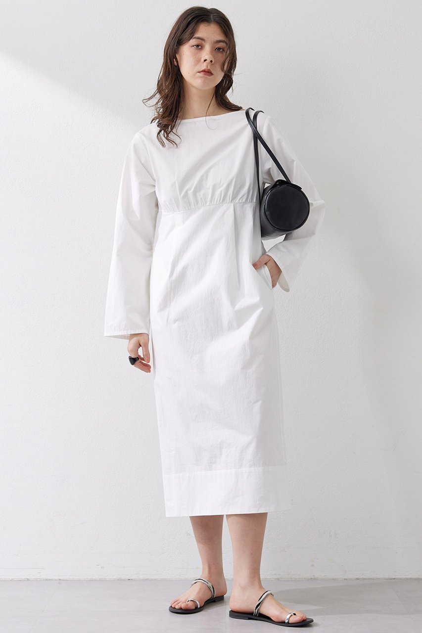 【ウィムガゼット/Whim Gazette】のコットンIラインワンピース 人気、トレンドファッション・服の通販 founy(ファニー) 　ファッション　Fashion　レディースファッション　Fashion for Women　ワンピース　Dresses　チュニック　Tunic Tops & Dresses　ギャザー　Gathered, Ruffled　チュニック　Tunic, Long Top　ツイル　Twist, Twisted Detail　ロング　Long, Long-Length　エレガント 上品　Elegant　春　Spring　 other-1|ID: prp329100004390329 ipo3291000000032870308