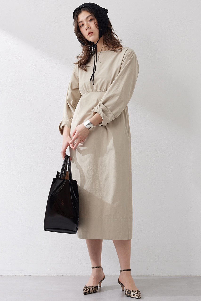 【ウィムガゼット/Whim Gazette】のコットンIラインワンピース 人気、トレンドファッション・服の通販 founy(ファニー) 　ファッション　Fashion　レディースファッション　Fashion for Women　ワンピース　Dresses　チュニック　Tunic Tops & Dresses　ギャザー　Gathered, Ruffled　チュニック　Tunic, Long Top　ツイル　Twist, Twisted Detail　ロング　Long, Long-Length　エレガント 上品　Elegant　春　Spring　other-2|ID: prp329100004390329 ipo3291000000032870323