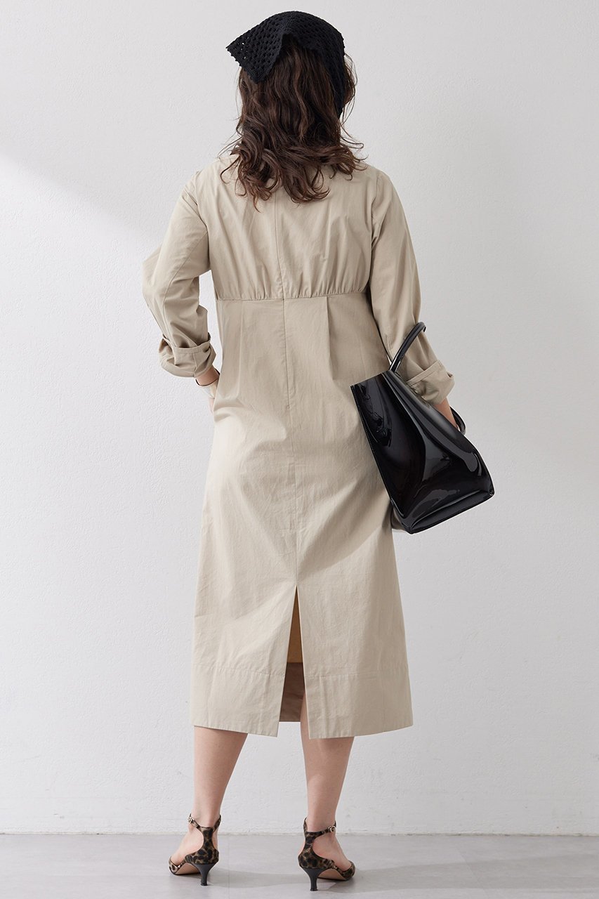 【ウィムガゼット/Whim Gazette】のコットンIラインワンピース 人気、トレンドファッション・服の通販 founy(ファニー) 　ファッション　Fashion　レディースファッション　Fashion for Women　ワンピース　Dresses　チュニック　Tunic Tops & Dresses　ギャザー　Gathered, Ruffled　チュニック　Tunic, Long Top　ツイル　Twist, Twisted Detail　ロング　Long, Long-Length　エレガント 上品　Elegant　春　Spring　other-4|ID: prp329100004390329 ipo3291000000032870335