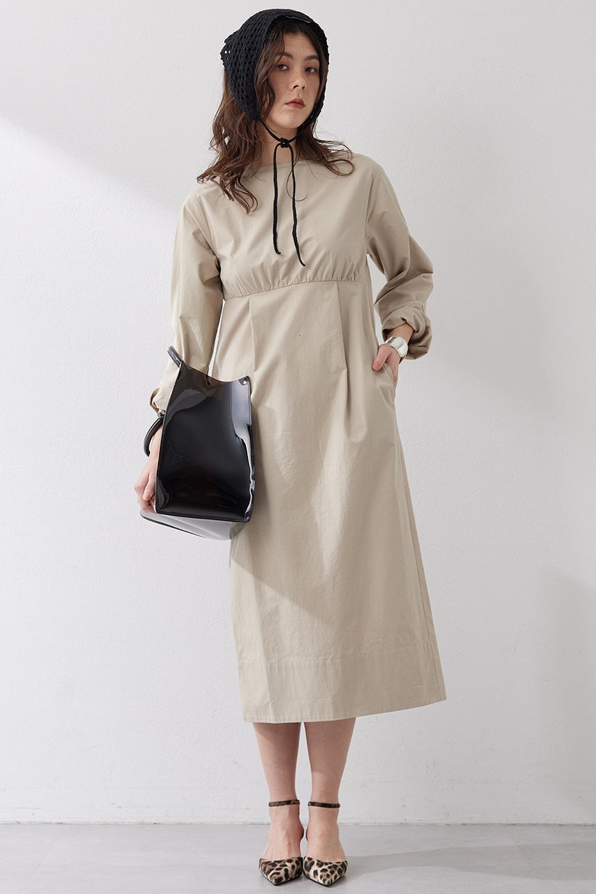 【ウィムガゼット/Whim Gazette】のコットンIラインワンピース 人気、トレンドファッション・服の通販 founy(ファニー) 　ファッション　Fashion　レディースファッション　Fashion for Women　ワンピース　Dresses　チュニック　Tunic Tops & Dresses　ギャザー　Gathered, Ruffled　チュニック　Tunic, Long Top　ツイル　Twist, Twisted Detail　ロング　Long, Long-Length　エレガント 上品　Elegant　春　Spring　other-6|ID: prp329100004390329 ipo3291000000032870346