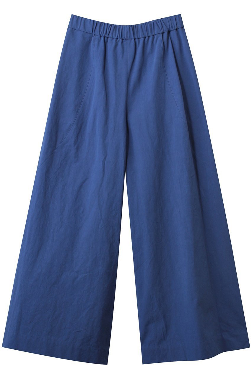 【プレインピープル/PLAIN PEOPLE】のワイドパンツ インテリア・キッズ・メンズ・レディースファッション・服の通販 founy(ファニー) 　ファッション　Fashion　レディースファッション　Fashion for Women　パンツ　Pants & Trousers　シンプル　Simple, Minimal　ドレープ　Drape, Draping Fabric　フレア　Flare, Flared　リラックス　Relax, Relaxed Fit　ワイド　Wide, Wide Fit　再入荷　Restock / Back in Stock　旅行　Travel　ブルー|ID: prp329100004390337 ipo3291000000032706277