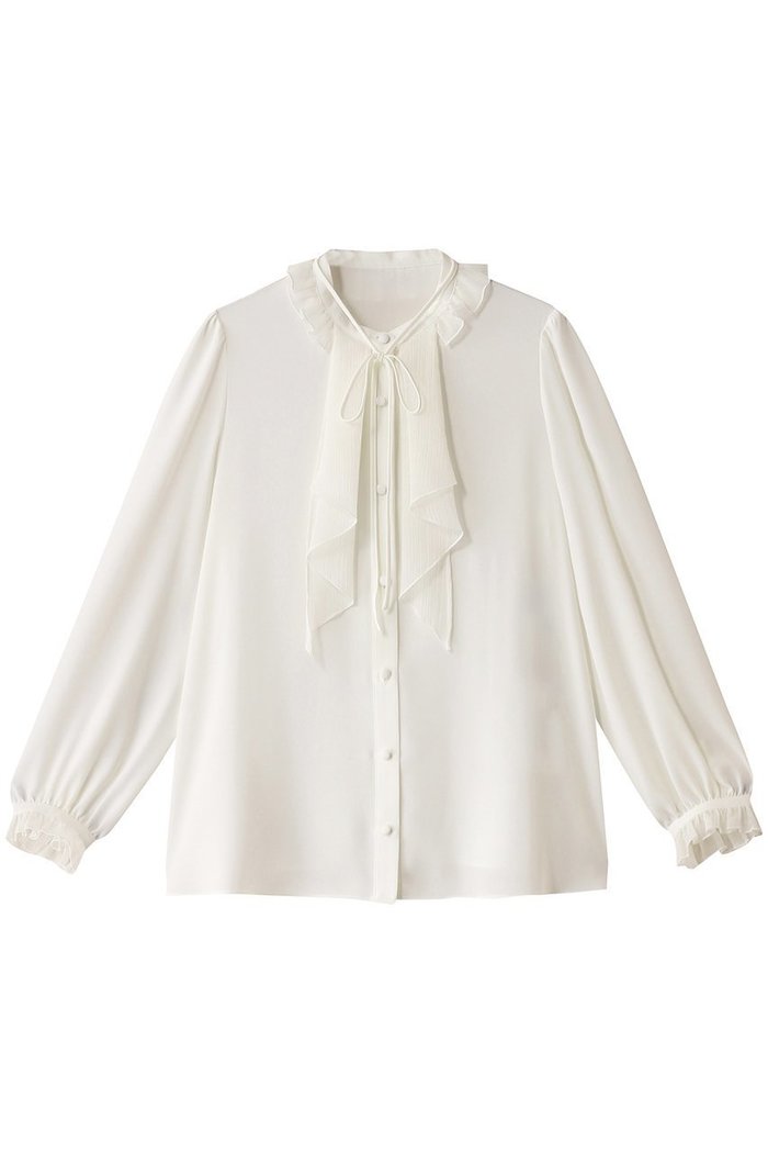 【アルアバイル/allureville】の【Loulou Willoughby】ヨーリューフリルタイブラウス インテリア・キッズ・メンズ・レディースファッション・服の通販 founy(ファニー) https://founy.com/ ファッション Fashion レディースファッション WOMEN トップス・カットソー Tops/Tshirt シャツ/ブラウス Shirts/Blouses エレガント 上品 Elegant シンプル Simple スリーブ Sleeve フェミニン Feminine フリル Frills ボトム Bottom リボン Ribbon ロング Long |ID: prp329100004390338 ipo3291000000030695460