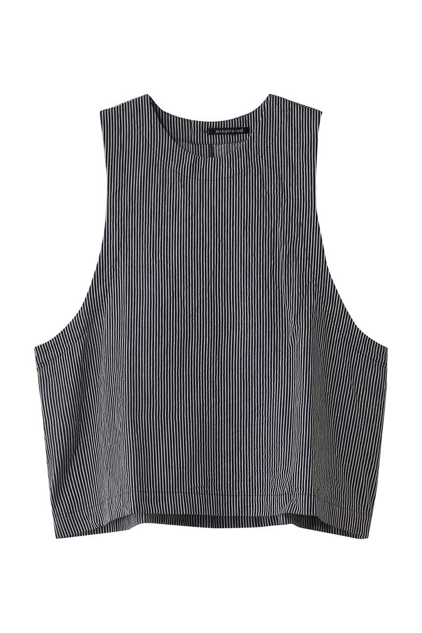 【ミズイロ インド/mizuiro ind】のhickory crew neck short vest ベスト インテリア・キッズ・メンズ・レディースファッション・服の通販 founy(ファニー) 　ファッション　Fashion　レディースファッション　WOMEN　アウター　Coat Outerwear　ジャケット　Jackets　2025年　2025　2025春夏・S/S　Ss,Spring/Summer,2025　インナー　Inner　シンプル　Simple　ジャケット　Jacket　ベスト　Vest　リラックス　Relax　エレガント 上品　Elegant　夏　Summer　春　Spring　S/S・春夏　Ss・Spring/Summer　navy|ID: prp329100004390341 ipo3291000000030695472