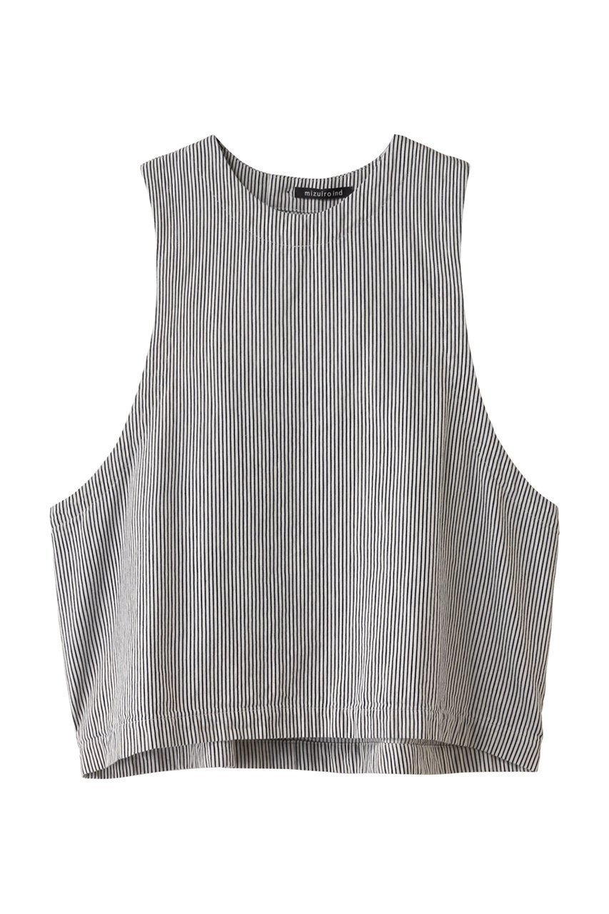 【ミズイロ インド/mizuiro ind】のhickory crew neck short vest ベスト インテリア・キッズ・メンズ・レディースファッション・服の通販 founy(ファニー) 　ファッション　Fashion　レディースファッション　WOMEN　アウター　Coat Outerwear　ジャケット　Jackets　インナー　Inner　シンプル　Simple　ジャケット　Jacket　ベスト　Vest　リラックス　Relax　エレガント 上品　Elegant　夏　Summer　春　Spring　S/S・春夏　Ss・Spring/Summer　kinariA|ID: prp329100004390341 ipo3291000000031091847