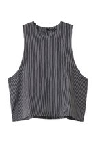 【ミズイロ インド/mizuiro ind】のhickory crew neck short vest ベスト navy|ID: prp329100004390341 ipo3291000000032964850