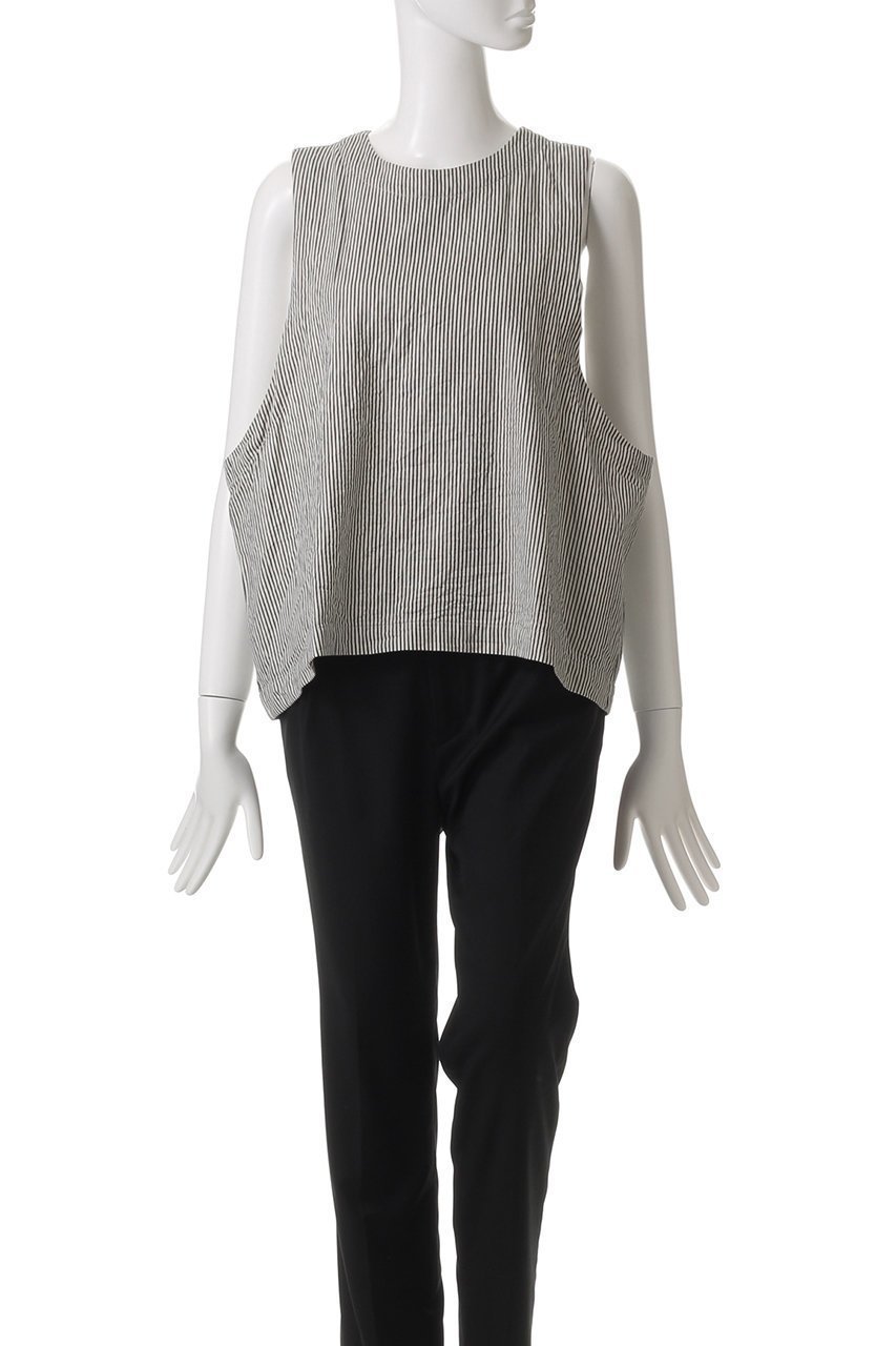 【ミズイロ インド/mizuiro ind】のhickory crew neck short vest ベスト 人気、トレンドファッション・服の通販 founy(ファニー) 　ファッション　Fashion　レディースファッション　Fashion for Women　アウター　Coat / Outerwear Collection　レディースジャケット・軽アウター　Jackets　インナー　Innerwear　シンプル　Simple, Minimal　ジャケット　Jacket, Outerwear　ベスト　Vest, Waistcoat　リラックス　Relax, Relaxed Fit　エレガント 上品　Elegant　夏　Summer　春　Spring　S/S・春夏　SS, Spring/Summer, Warm Season　other-2|ID: prp329100004390341 ipo3291000000032964858