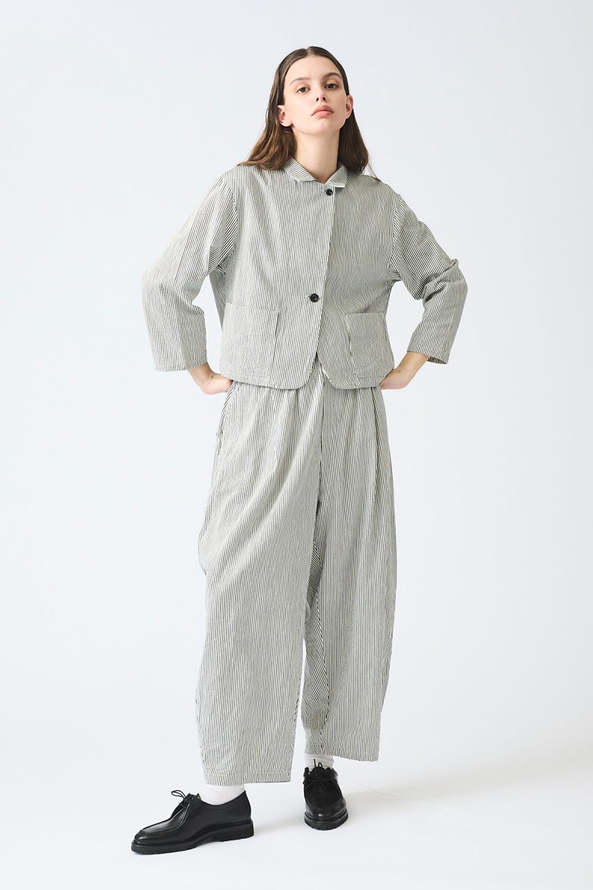 【ミズイロ インド/mizuiro ind】のhickory wide tapered PT パンツ 人気、トレンドファッション・服の通販 founy(ファニー) 　ファッション　Fashion　レディースファッション　Fashion for Women　パンツ　Pants & Trousers　シンプル　Simple, Minimal　リラックス　Relax, Relaxed Fit　other-7|ID: prp329100004390342 ipo3291000000035884609