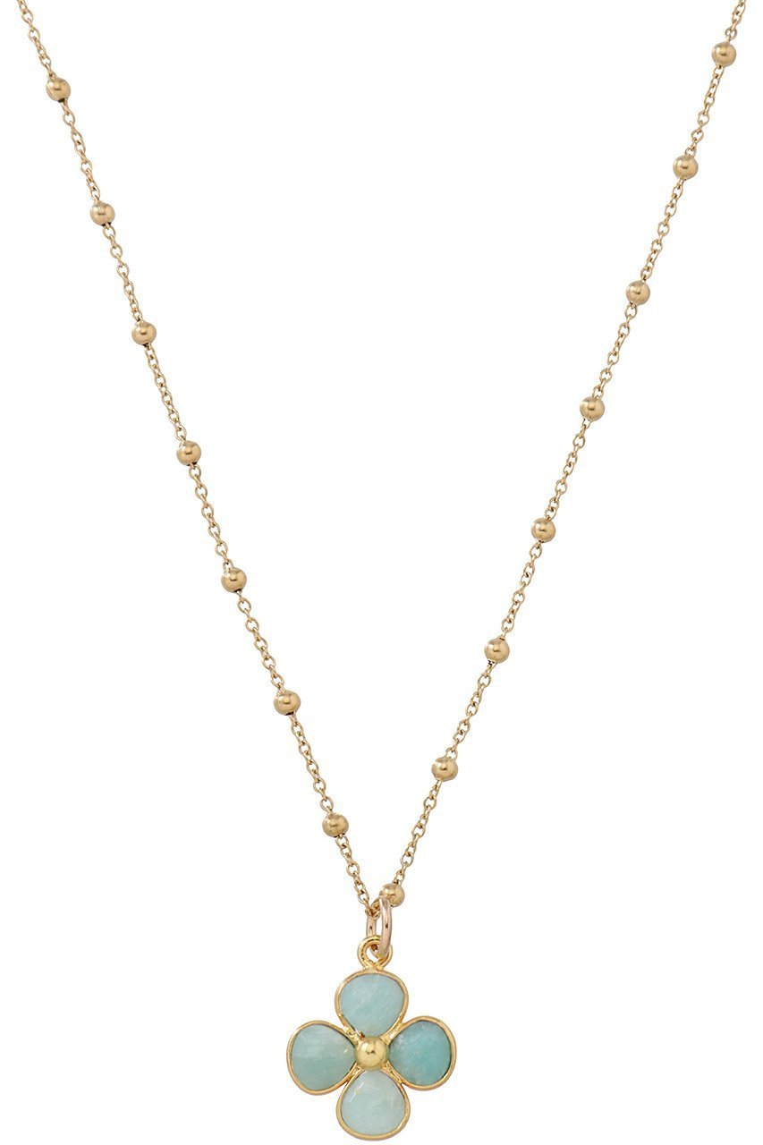 【バイ サン スワサント キャトル パリ/by 164 PARIS】のMARGUERITE AMAZONITEネックレス インテリア・キッズ・メンズ・レディースファッション・服の通販 founy(ファニー) 　ファッション　Fashion　レディースファッション　WOMEN　ジュエリー　Jewelry　ネックレス　Necklaces　チェーン　Chain　ネックレス　Necklace　モチーフ　Motif　ゴールド|ID: prp329100004390363 ipo3291000000030695518