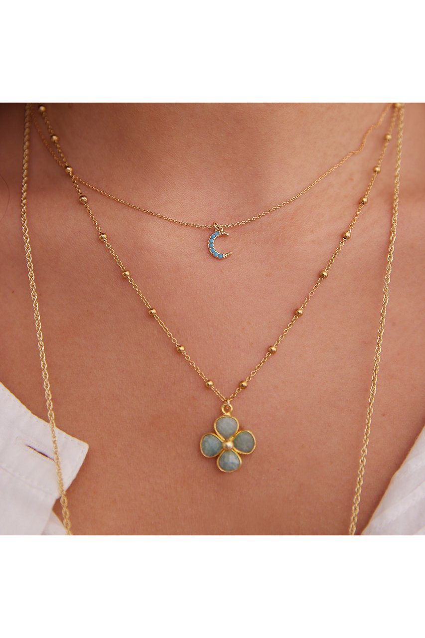 【バイ サン スワサント キャトル パリ/by 164 PARIS】のMARGUERITE AMAZONITEネックレス 人気、トレンドファッション・服の通販 founy(ファニー) 　ファッション　Fashion　レディースファッション　Fashion for Women　ジュエリー　Jewelry　ネックレス　Necklaces & Pendants　チェーン　Chain, Chain Strap　ネックレス　Necklace, Pendant Necklace　モチーフ　Motif, Design Theme　other-2|ID: prp329100004390363 ipo3291000000035338144