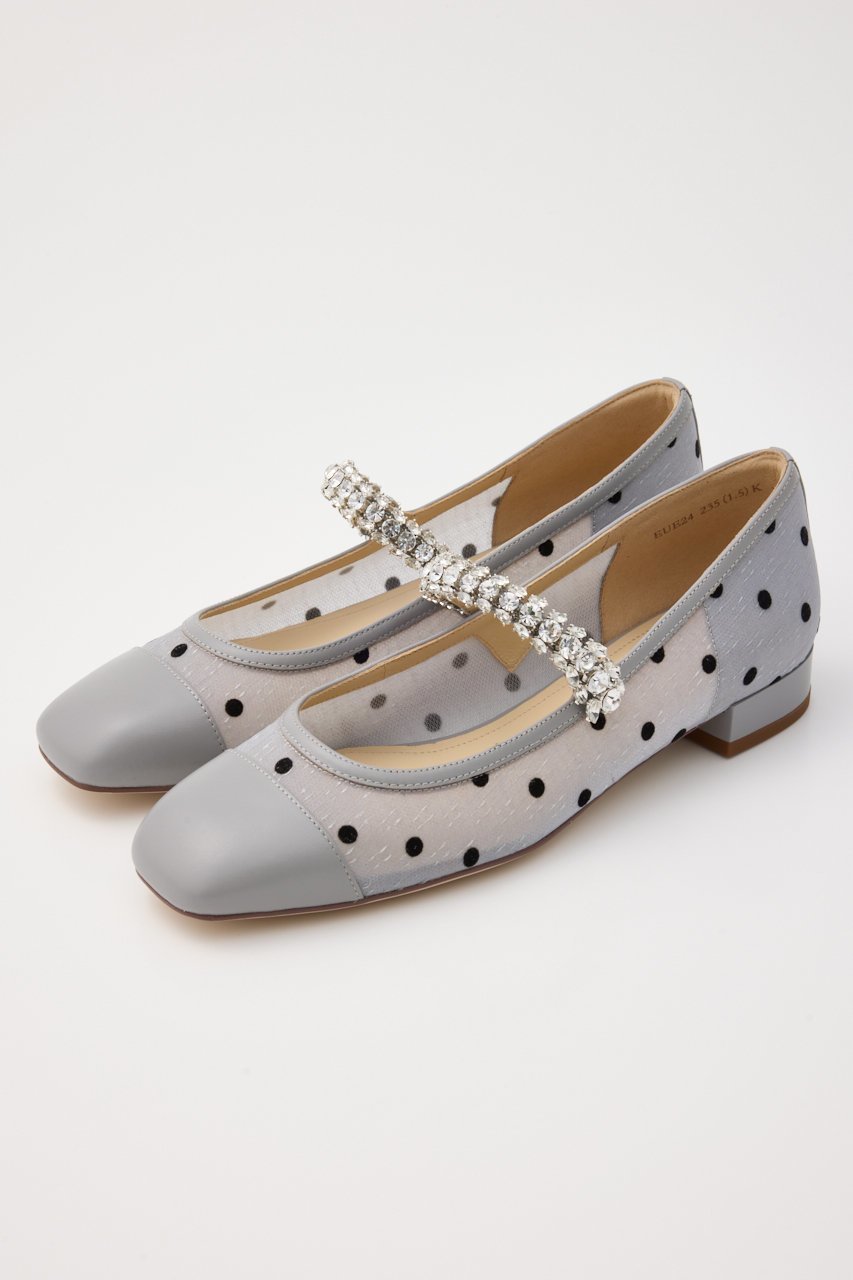 【スタッカート/STACCATO】のドットヌーディーメリージェーンパンプス 人気、トレンドファッション・服の通販 founy(ファニー) 　ファッション　Fashion　レディースファッション　Fashion for Women　おすすめ　Recommended / Our Picks　ストーン　Stone, Gem-Like　ドット　Polka Dot, Dot Pattern　フェミニン　Feminine, Girly　メッシュ　Mesh, Net Fabric　春　Spring　other-3|ID: prp329100004390371 ipo3291000000032860875