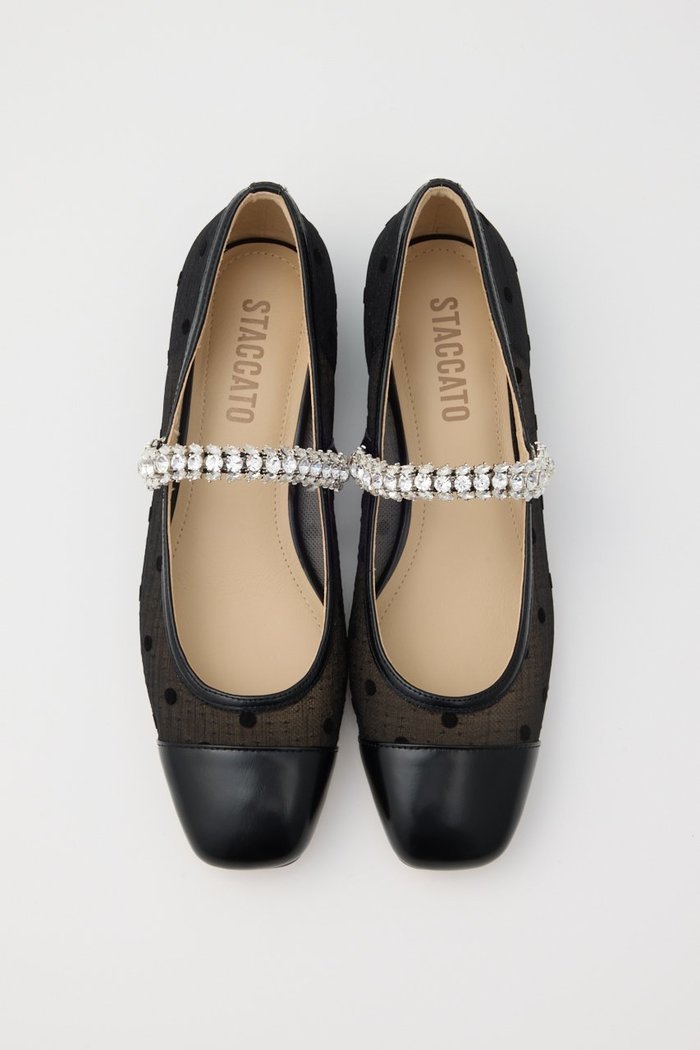 【スタッカート/STACCATO】のドットヌーディーメリージェーンパンプス インテリア・キッズ・メンズ・レディースファッション・服の通販 founy(ファニー) https://founy.com/ ファッション Fashion レディースファッション Fashion for Women おすすめ Recommended / Our Picks ストーン Stone, Gem-Like ドット Polka Dot, Dot Pattern フェミニン Feminine, Girly メッシュ Mesh, Net Fabric 春 Spring |ID: prp329100004390371 ipo3291000000035059693