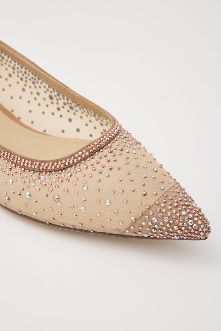 【スタッカート/STACCATO】のキャリーシースルーフラット 人気、トレンドファッション・服の通販 founy(ファニー) 　ファッション　Fashion　レディースファッション　Fashion for Women　シューズ　Shoes, Footwear　ストーン　Stone, Gem-Like　フラット　Flat, Flat Shoes　メッシュ　Mesh, Net Fabric　other-7|ID: prp329100004390372 ipo3291000000035059023